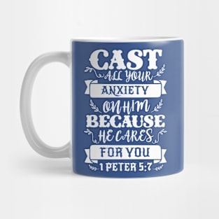 1 Peter 5:7 Mug